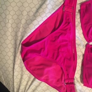 Hot pink bikini bottoms